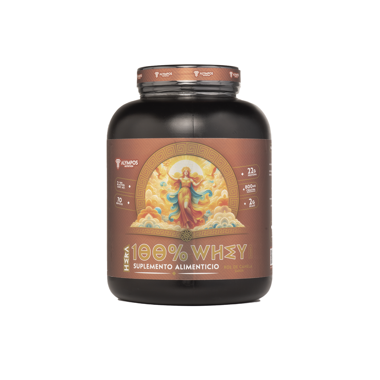 100% WHEY Rol de Canela 2.27 kg