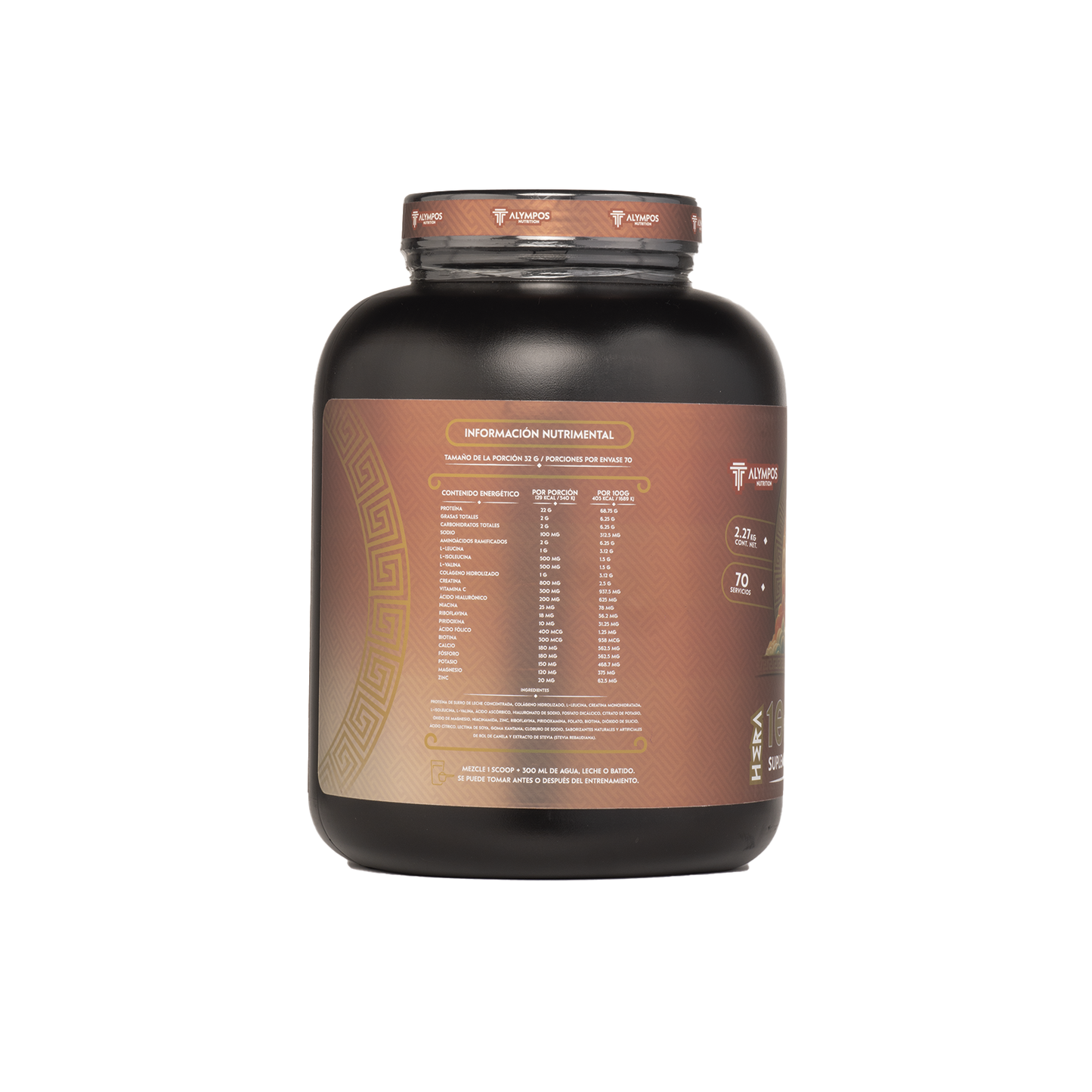 100% WHEY Rol de Canela 2.27 kg