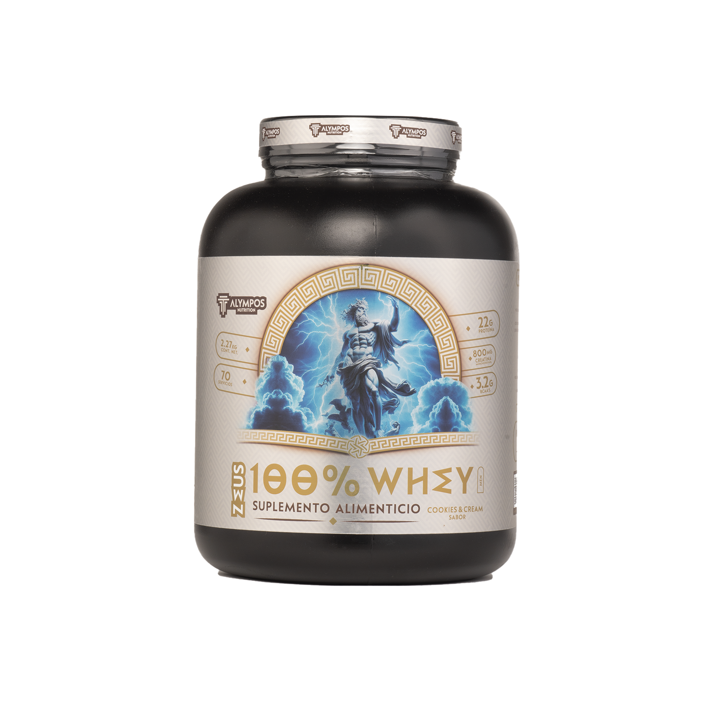 100% WHEY Cookies and Cream 2.27 kg