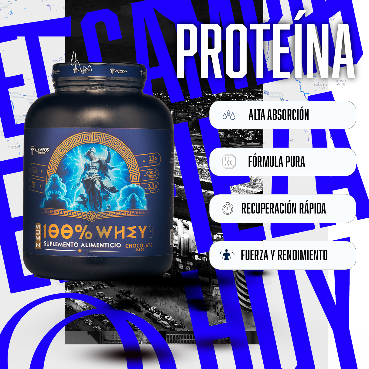 100% WHEY Chocolate 2.27 kg